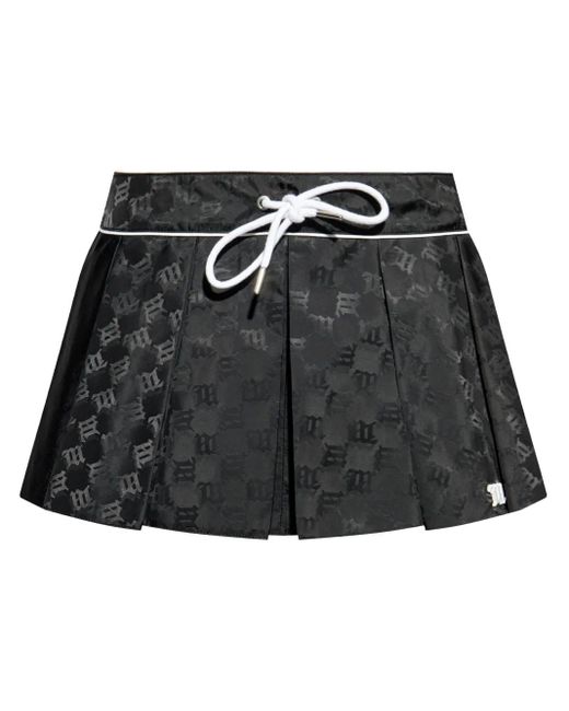 Minigonna Con Monogramma di M I S B H V in Black