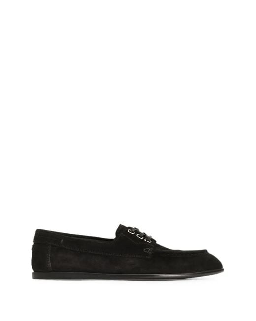 Dolce & Gabbana Black Derby Shoes for men