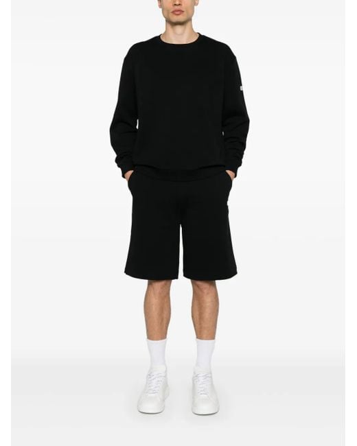 Gcds Black Essentials Sweatshirt for men