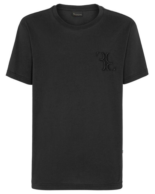 Billionaire T-shirt Met Geborduurd Logo in het Black voor heren