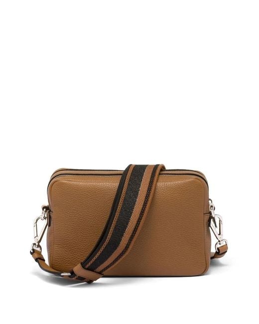 Prada Brown Triangle-Logo-Plaque Crossbody/Shoulder Bag