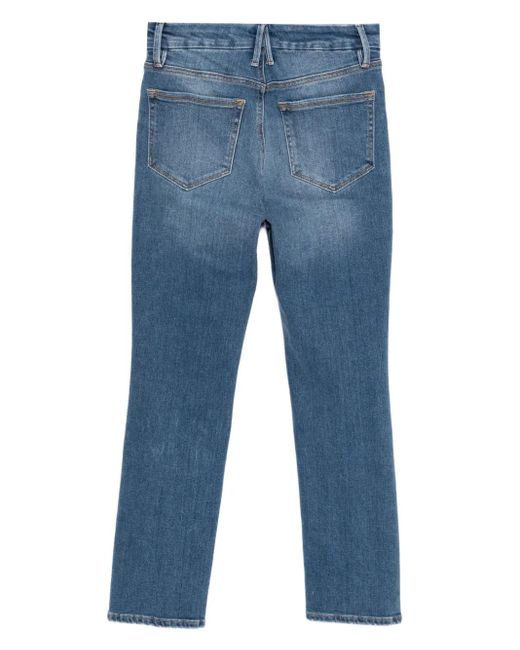 GOOD AMERICAN Blue Good Straight-leg Jeans