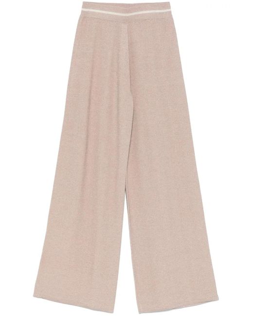 Liu Jo White Hose mit Lurex-Detail