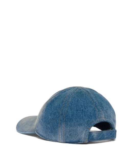 Prada Blue Denim Baseball Cap