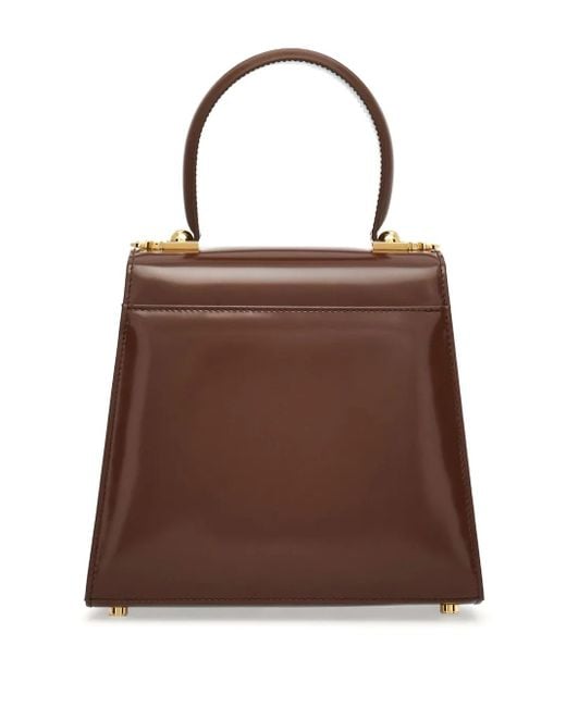 Ferragamo Brown Iconic Top Handle (s)