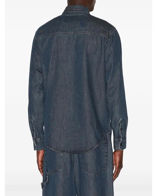 Isabel Marant Osco Overhemd in het Blue voor heren