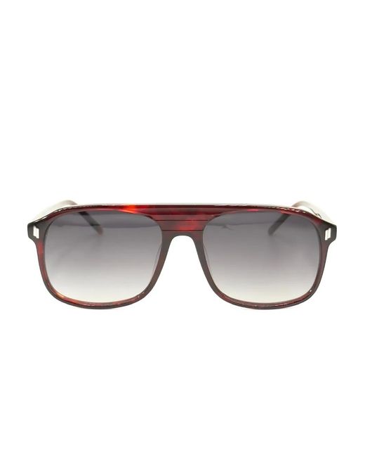 Lesca Gray Club Tortoiseshell Sunglasses