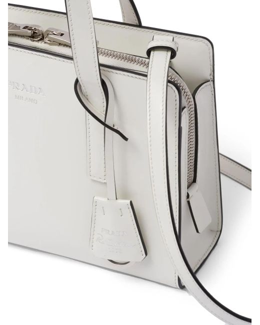 Prada White Re-Edition 1995 Leather Bag