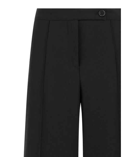 Pinko Black Wide Trousers