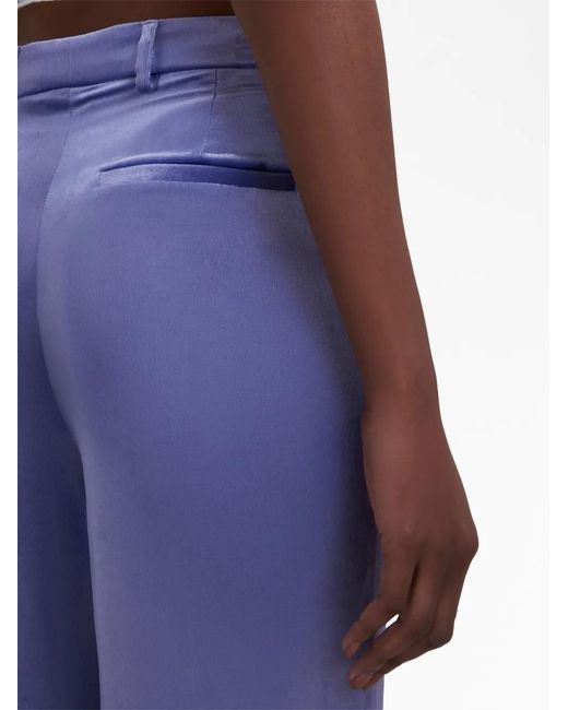 Marni Blue Straight-Leg Trousers