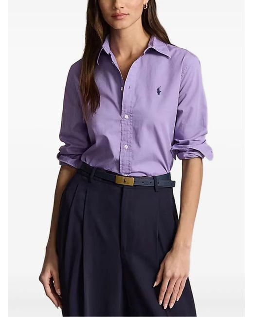Polo Ralph Lauren ボタン シャツ Purple