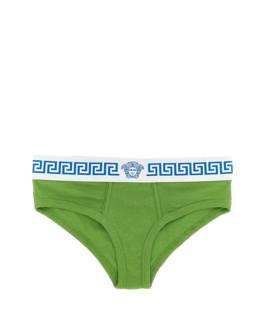 Versace Green 'Medusa' Briefs