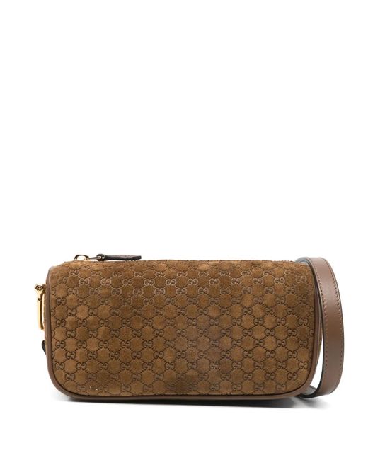 Gucci Brown Mini Gg-Logo Cross Body Bag
