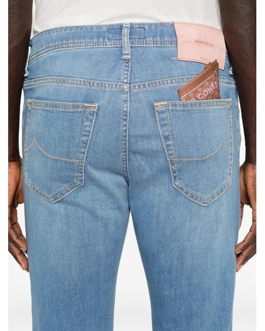 Jacob Cohen Blue Slim Jeans for men