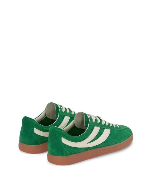 Superga Green 1960 Capri Sport Leather Sneakers