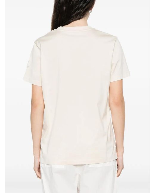 Moncler White Ss T-Shirt
