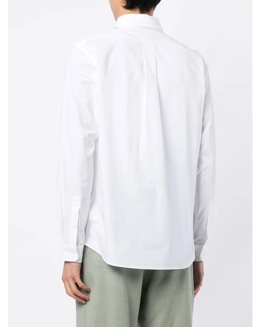 KENZO White Boke Flower Long-Sleeve Shirt for men