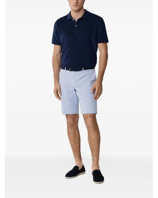 Hackett Blue Sanderson Reversible Shorts for men
