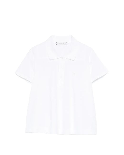 Dorothee Schumacher White Sporty Romance Polo Shirt