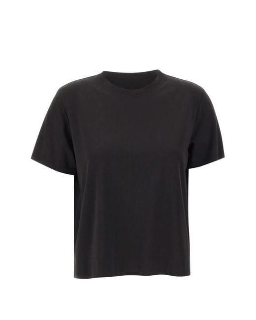 Kaos Black Crew-Neck T-Shirt