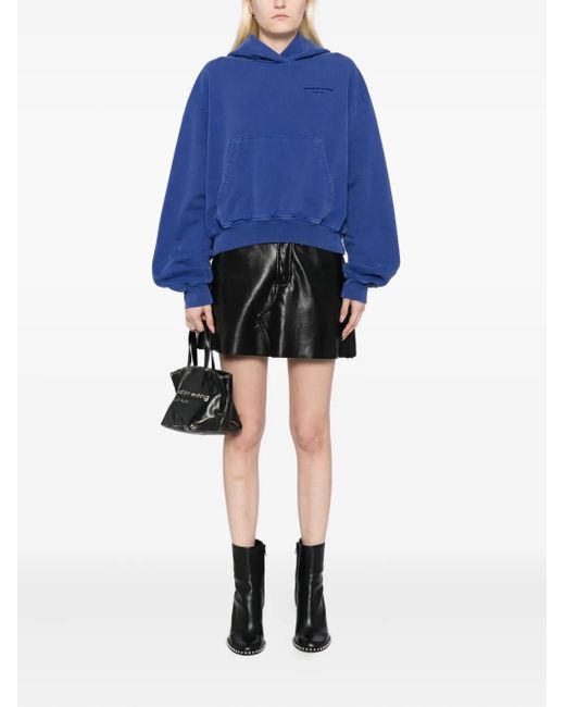Alexander Wang Blue Bubble Hoodie