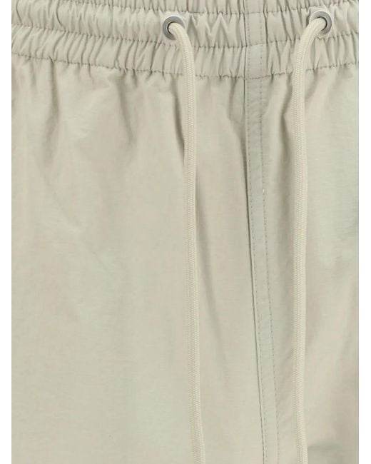 sunflower White Mike Drawstring Shorts