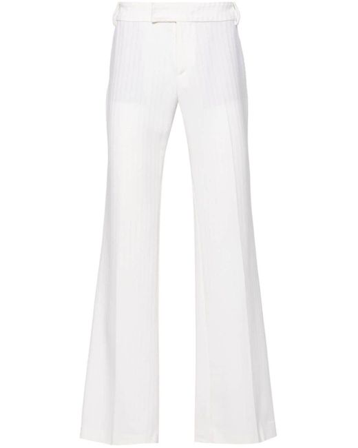 Pantaloni svasati di Roberto Cavalli in White da Uomo