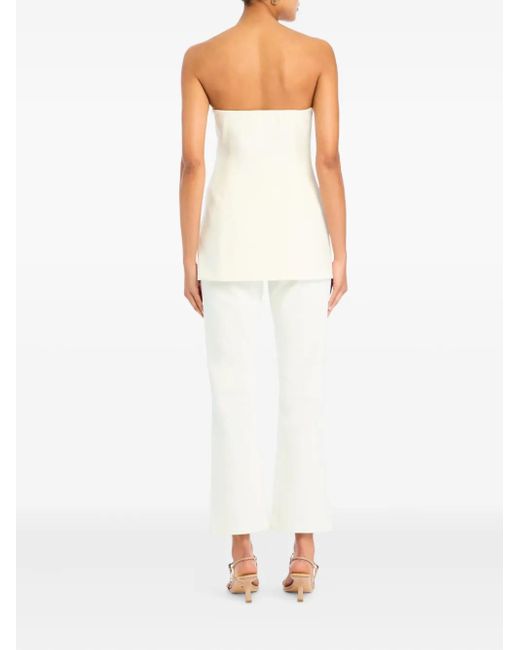SER.O.YA White Cassidy Flared Trousers