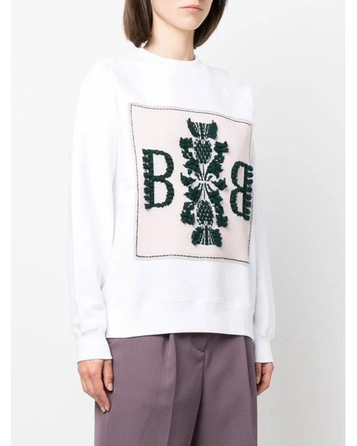 Barrie White Logo-Patch Sweatshirt