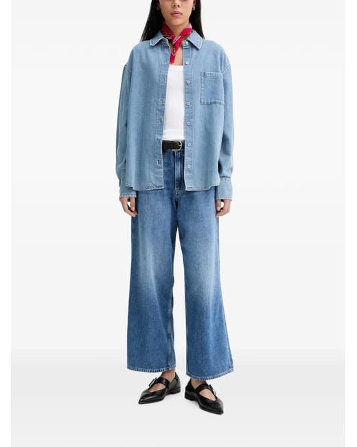 Rag & Bone Blue Patch-Pocket Shirt