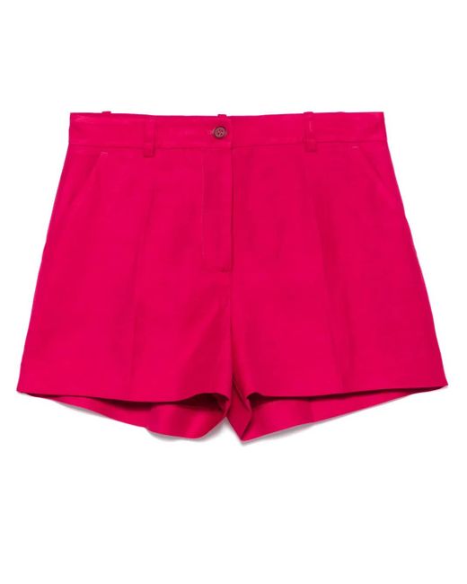 P.A.R.O.S.H. センタープレス ショートパンツ Red