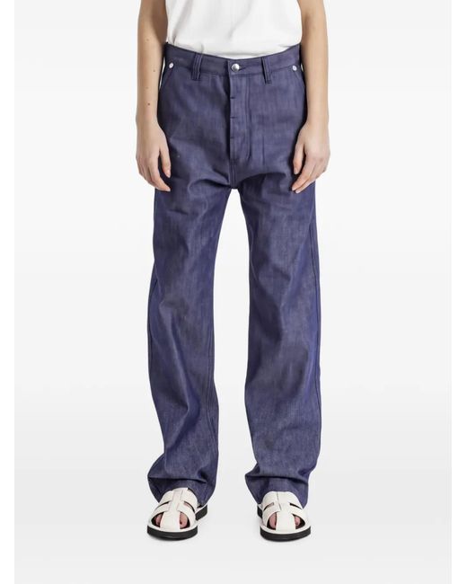 Sofie D'Hoore Blue Padova Button-Fly Jeans