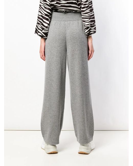 Barrie Gray Flared Knitted Trousers
