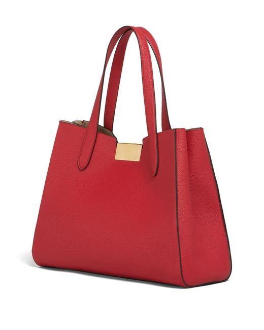 Marni Red Trunkaroo Tote Bag