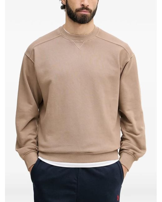 Benetton Natural Sweat À Col Rond for men