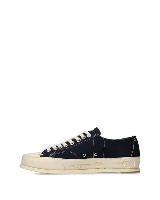 Premiata White Baskets Vincent for men