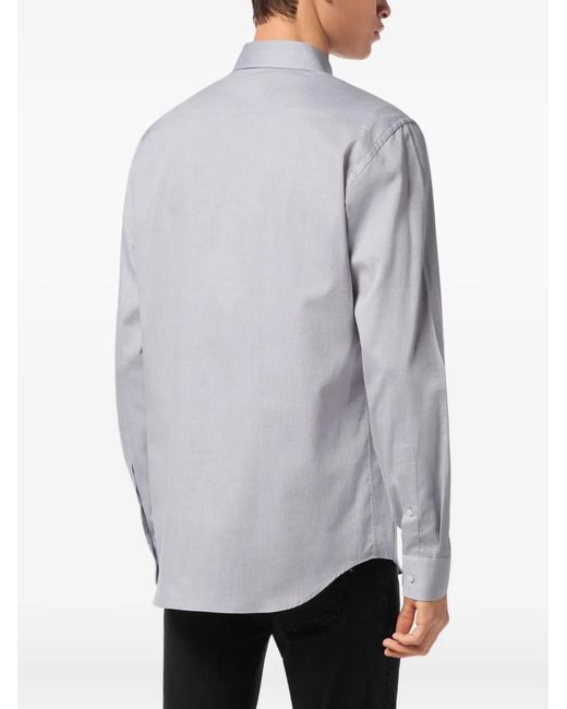 Philipp Plein White Cotton Shirt for men