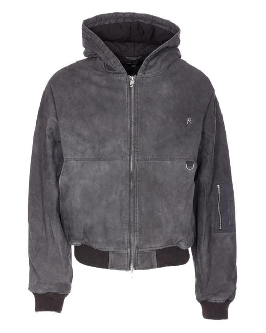 Veste Bomber À Capuche Represent pour homme en coloris Gray