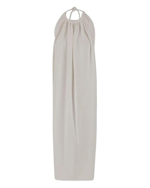 Abito Midi Con Scollo All'Americana di Sportmax in White
