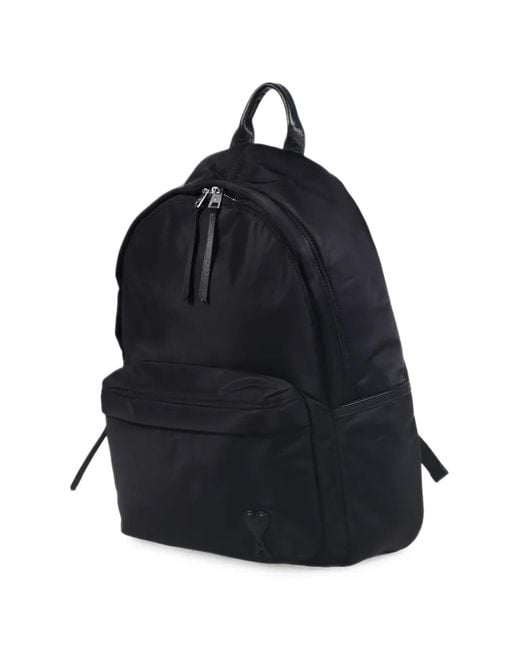 AMI Blue Nylon Marcel Backpack