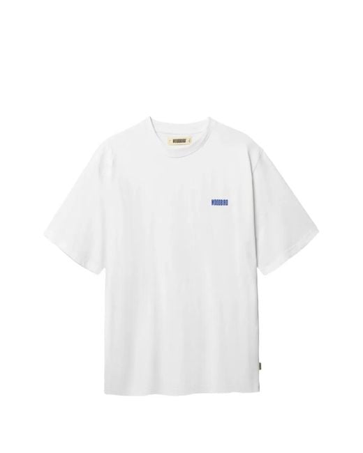 Woodbird White Baine Sea Graphic-Print T-Shirt for men
