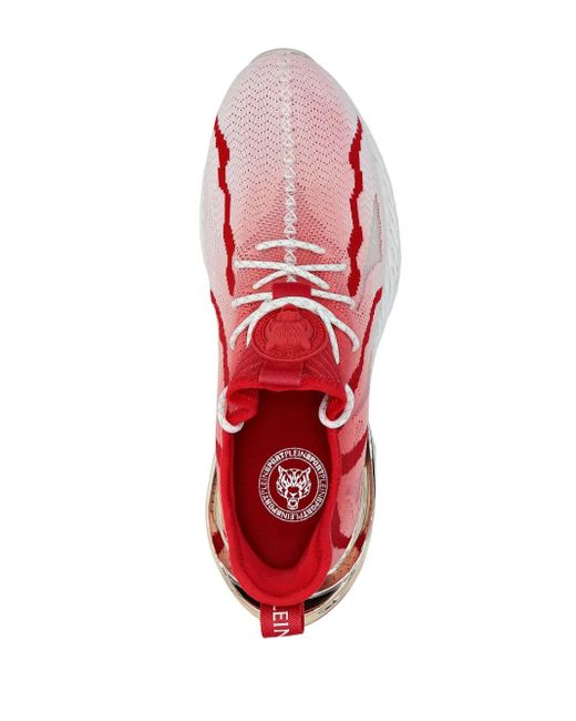 Philipp Plein Red The Lighting Edition Gen.X.02 Sneakers