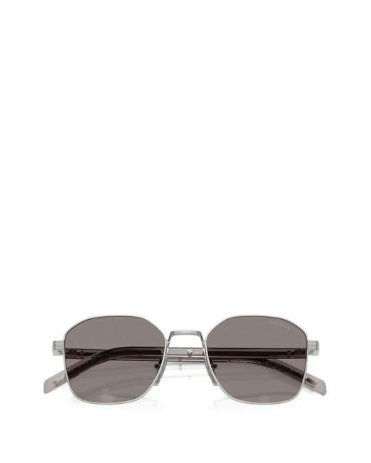 Prada Gray Square-Frame Sunglasses for men