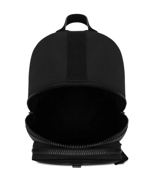 Moschino Black Logo Lettering Backpack for men