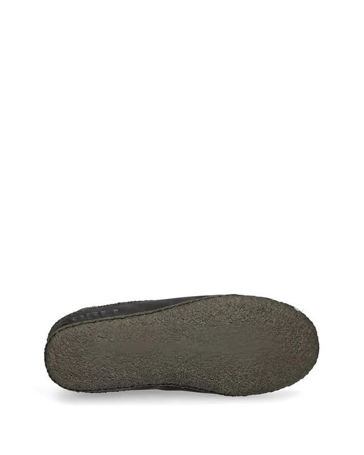 Sorel Black Chaussons Manawan À Bords En Fourrure for men