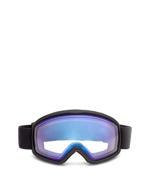 Tom Ford Blue Mirror-Lens Ski Goggles