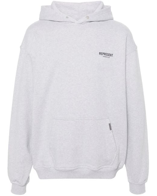 Sudadera Owners Club con capucha Represent de hombre de color White