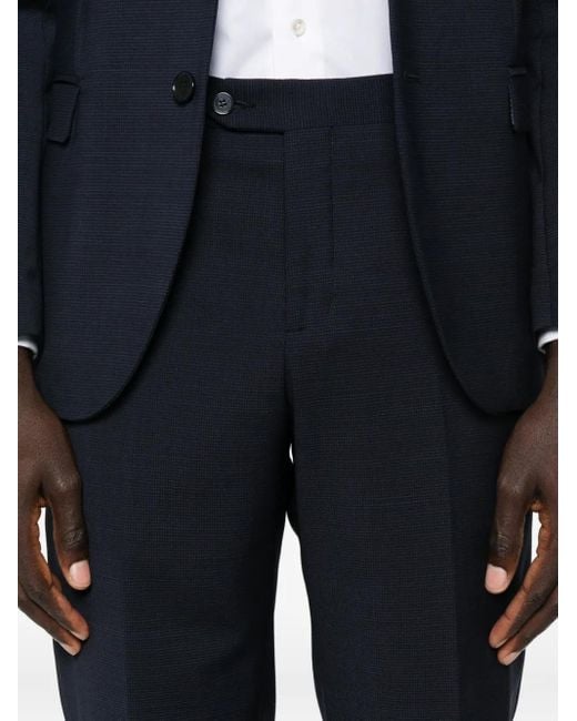 Manuel Ritz Blue Wool Single-Breasted Suit for men
