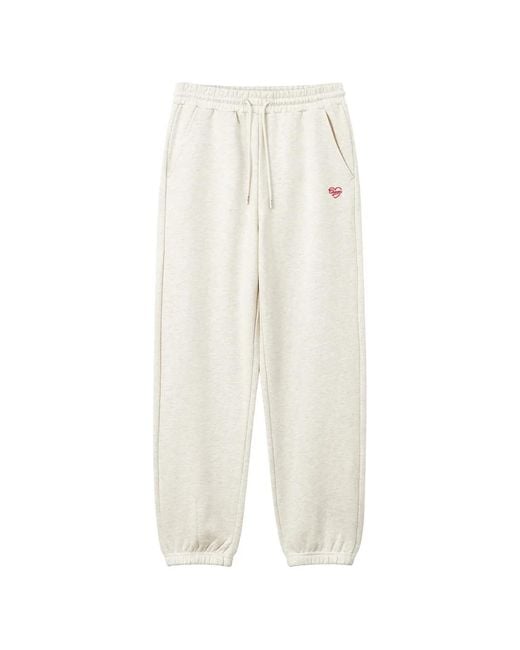 Chocoolate White Logo-Embroidered Track Pants