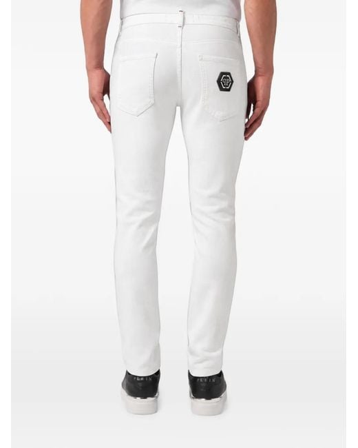 Vaqueros Rockstar Philipp Plein de hombre de color White